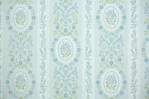 1960s Floral Vintage Wallpaper