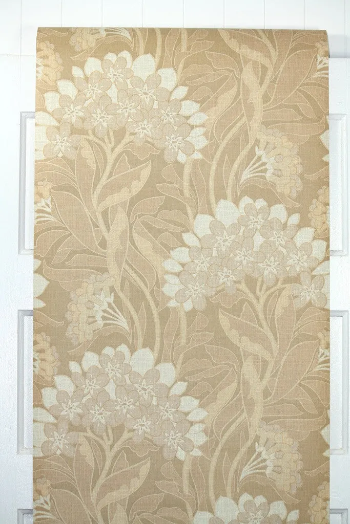 1970s Floral Vintage Wallpaper