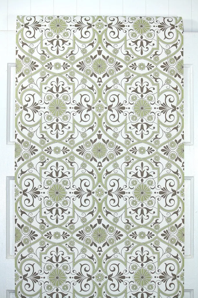 1970s Geometric Vintage Wallpaper