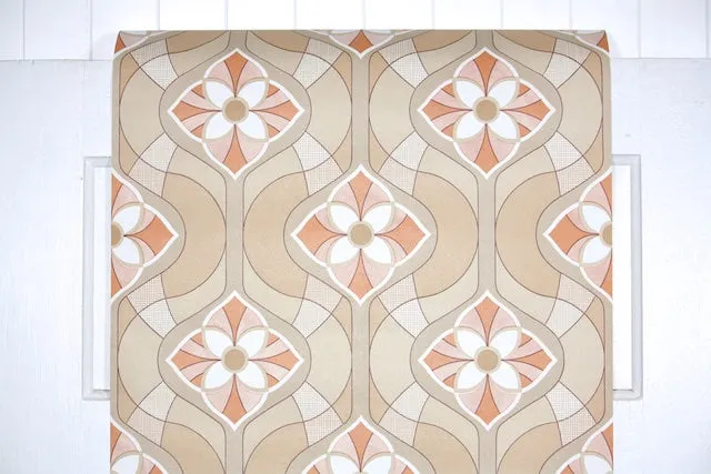 1970s Geometric Vintage Wallpaper