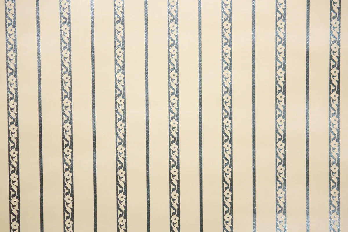 1970s Stripe Vinyl Vintage Wallpaper