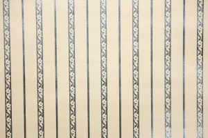 1970s Stripe Vinyl Vintage Wallpaper