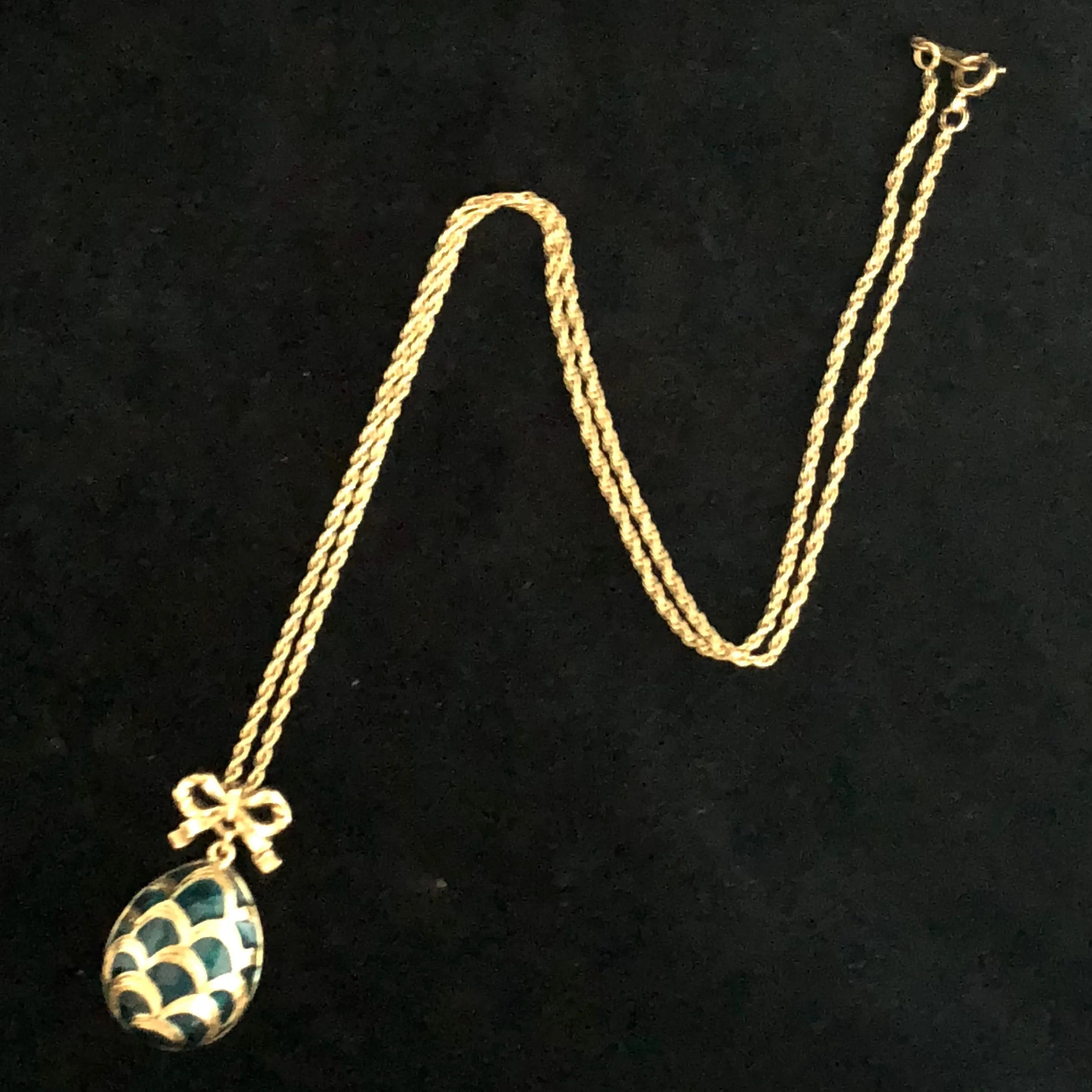1984 Avon Easter Egg Pendant