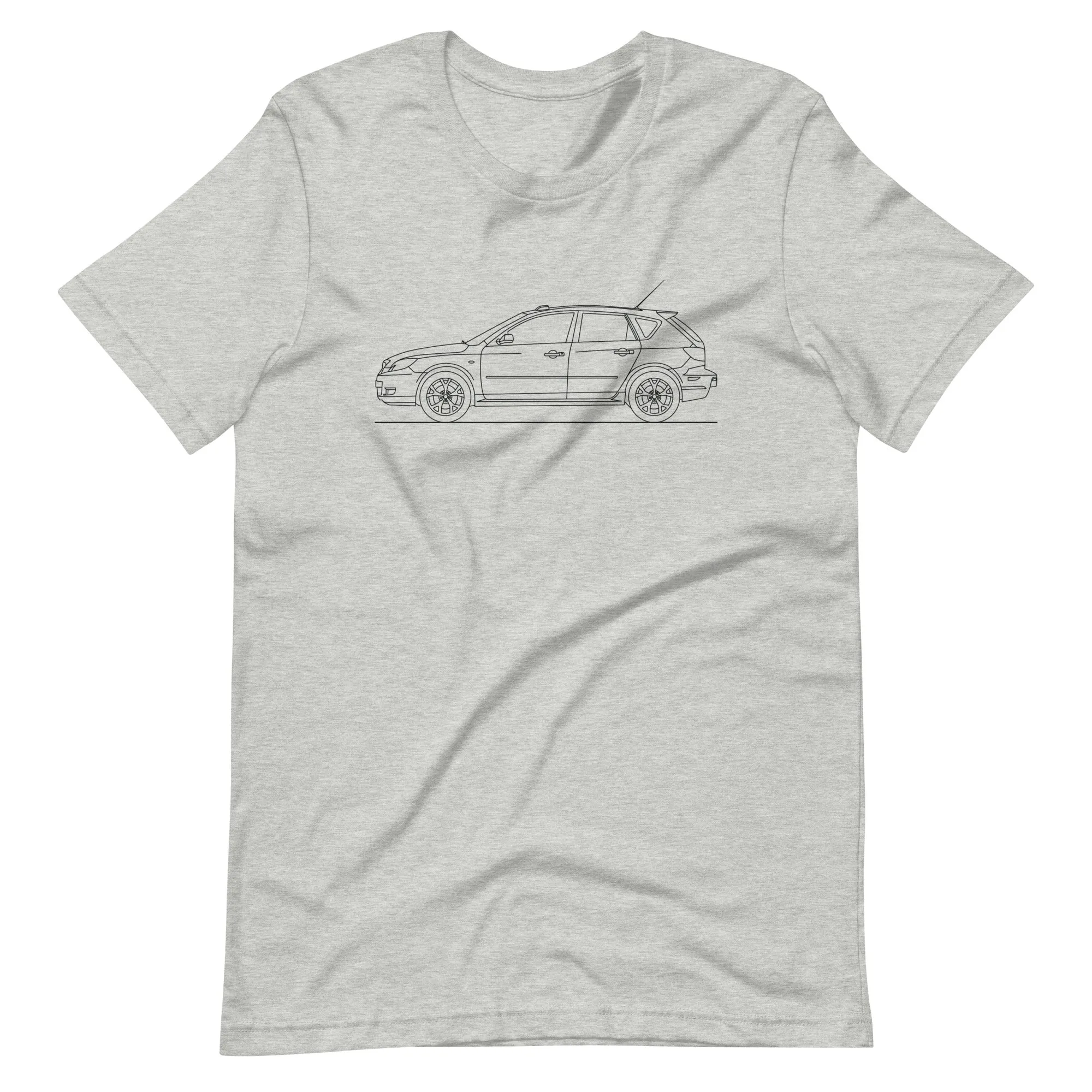 2008 Mazda 3 outline T-shirt