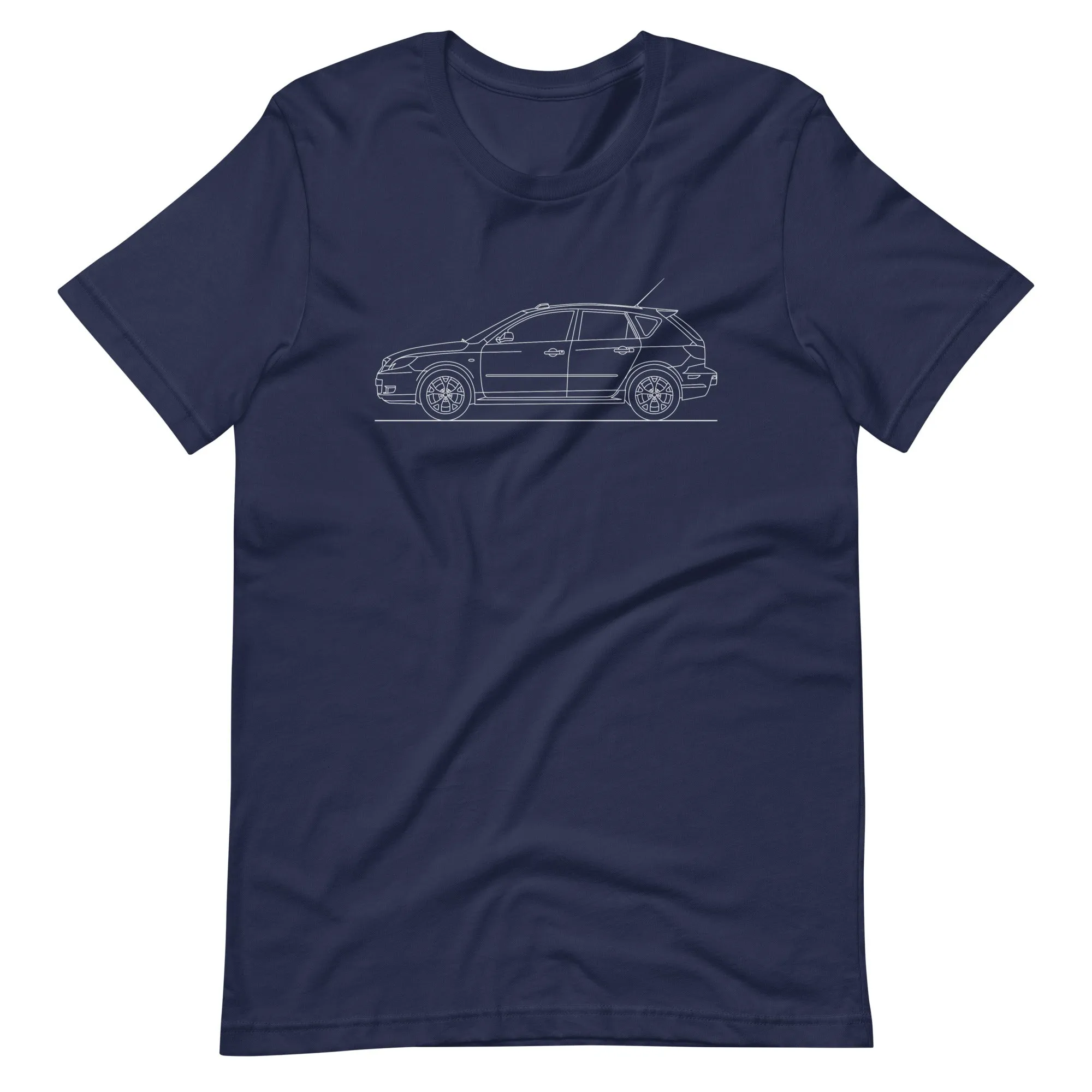2008 Mazda 3 outline T-shirt