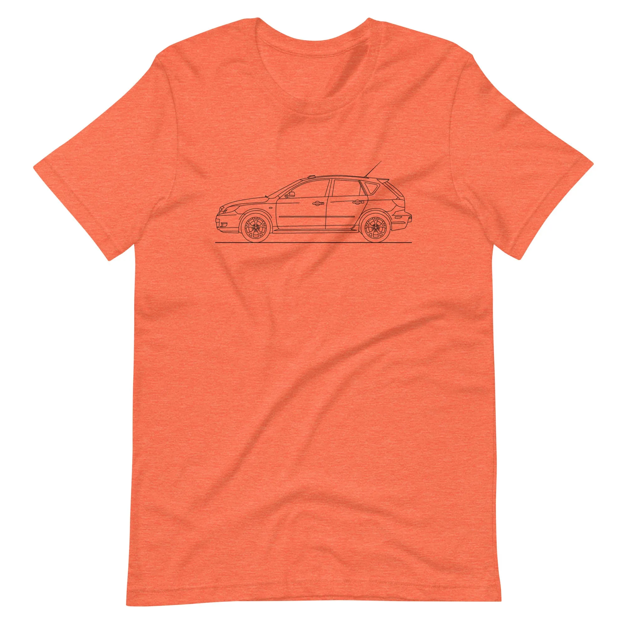 2008 Mazda 3 outline T-shirt