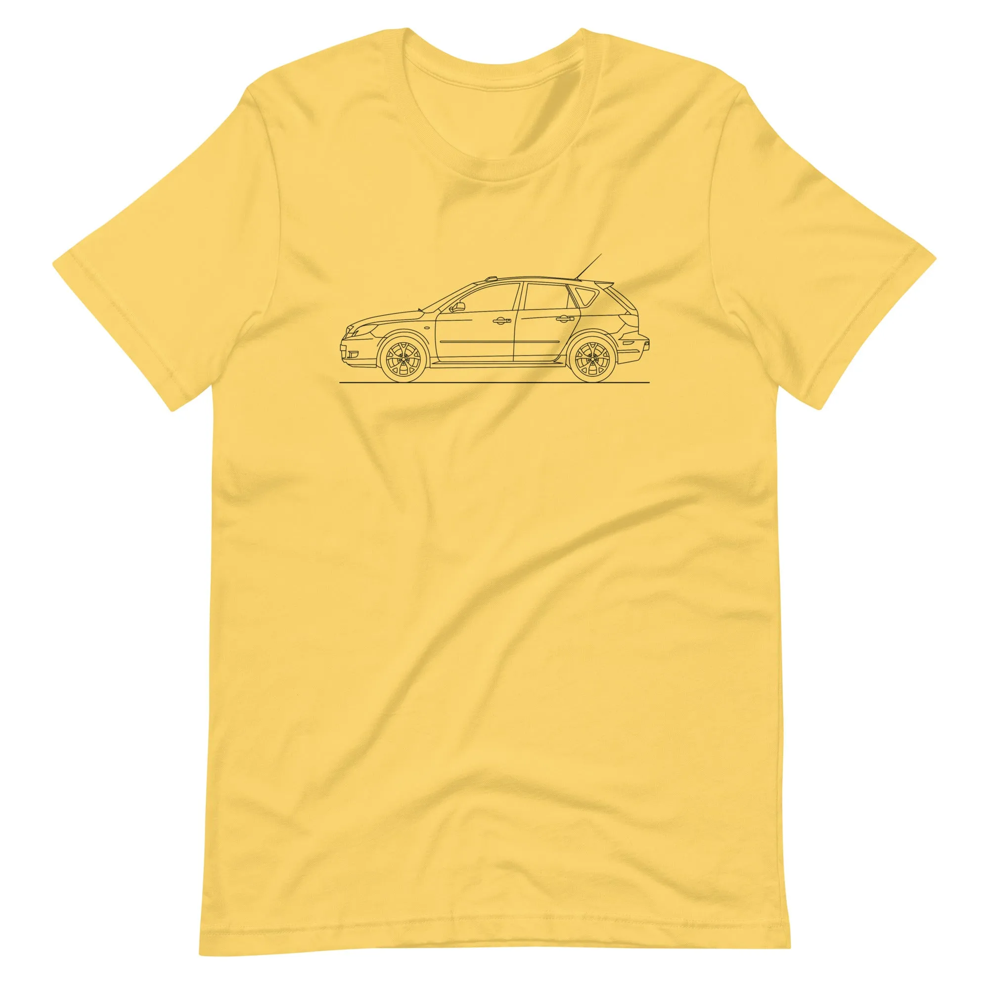 2008 Mazda 3 outline T-shirt