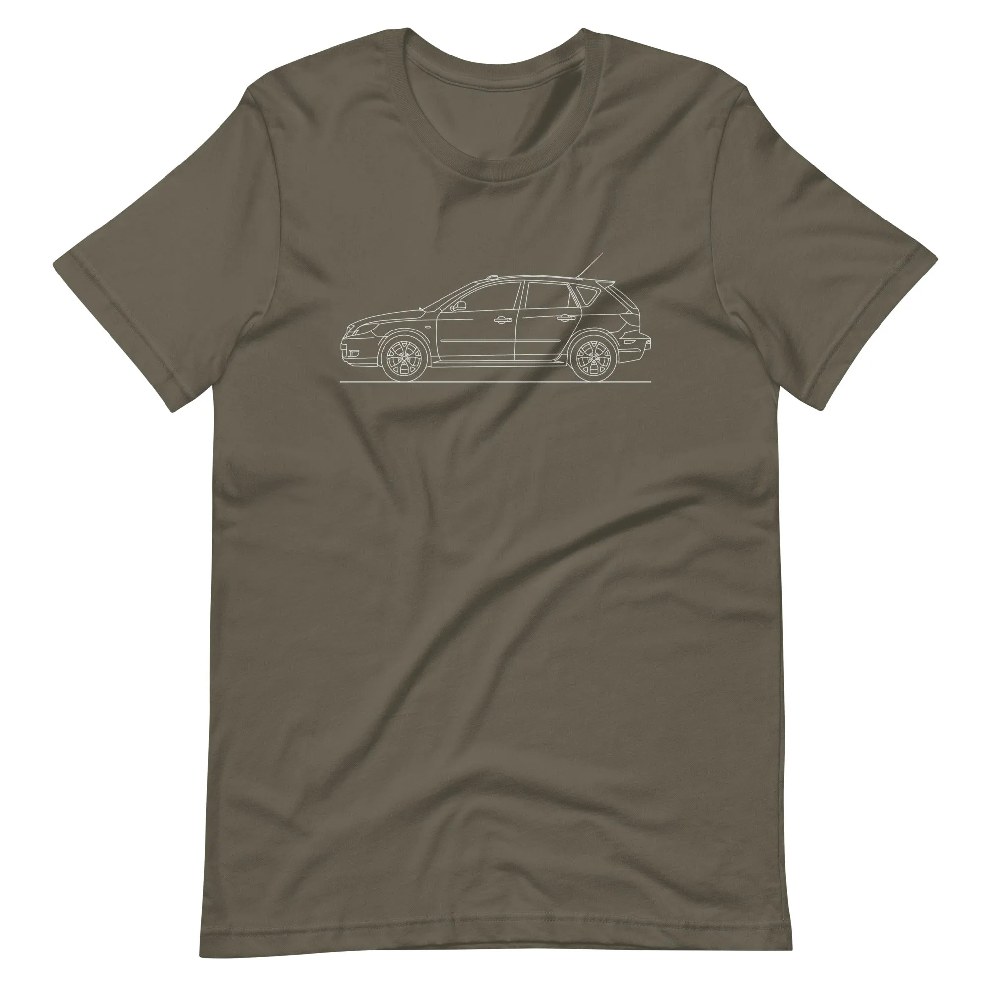 2008 Mazda 3 outline T-shirt