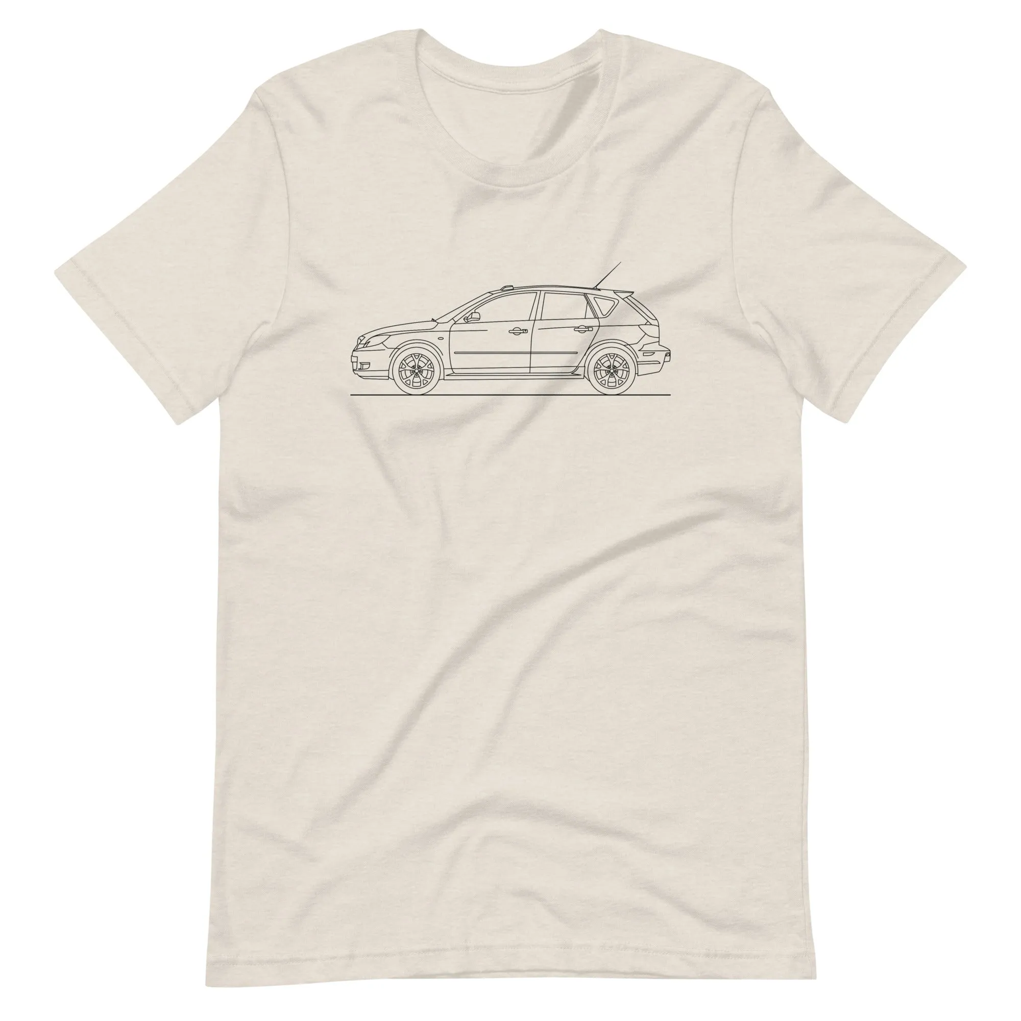 2008 Mazda 3 outline T-shirt
