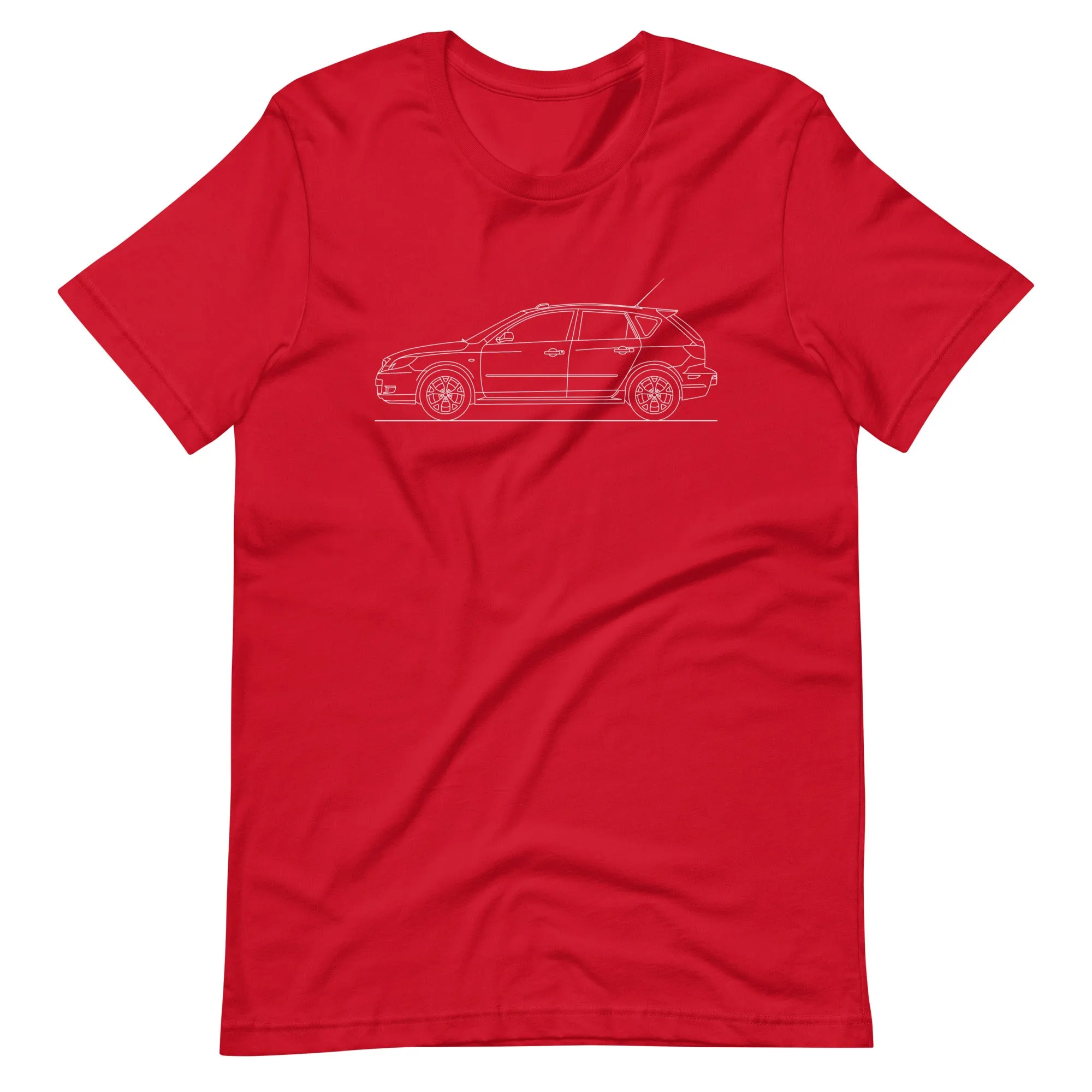 2008 Mazda 3 outline T-shirt