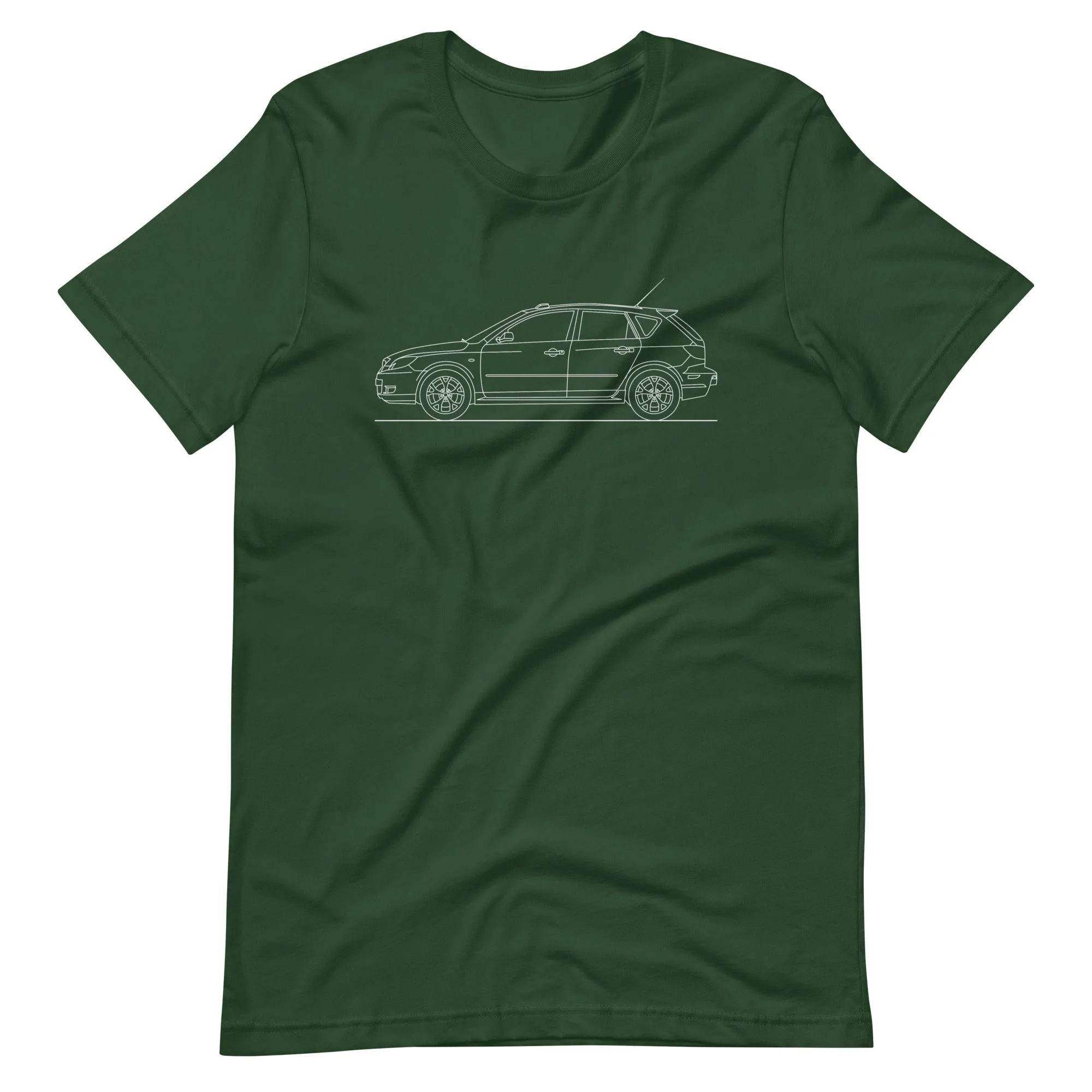 2008 Mazda 3 outline T-shirt