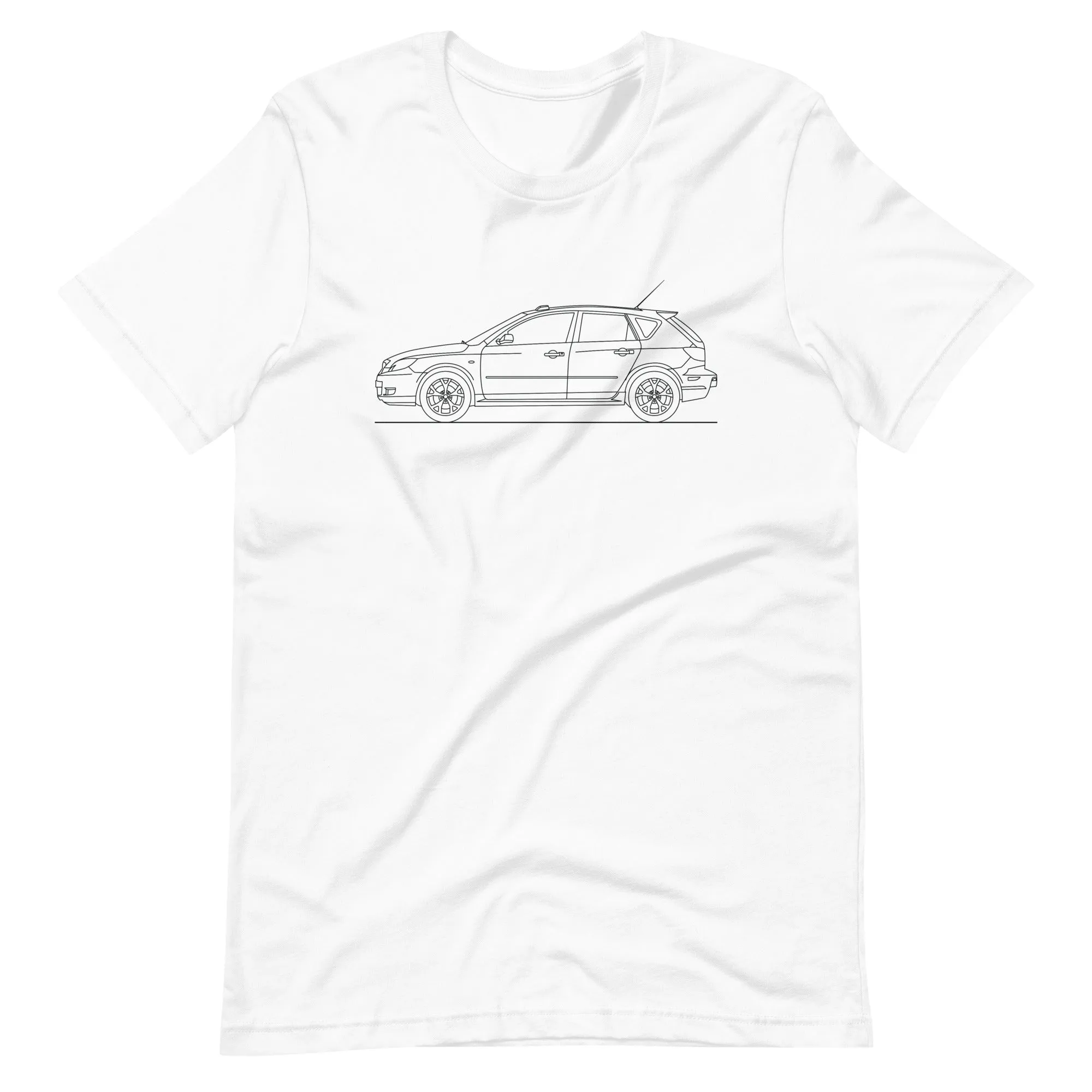 2008 Mazda 3 outline T-shirt