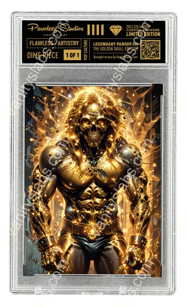 2024 Golden Skull Collection - The Ultimate Warrior - One of One - Custom Card Number 17