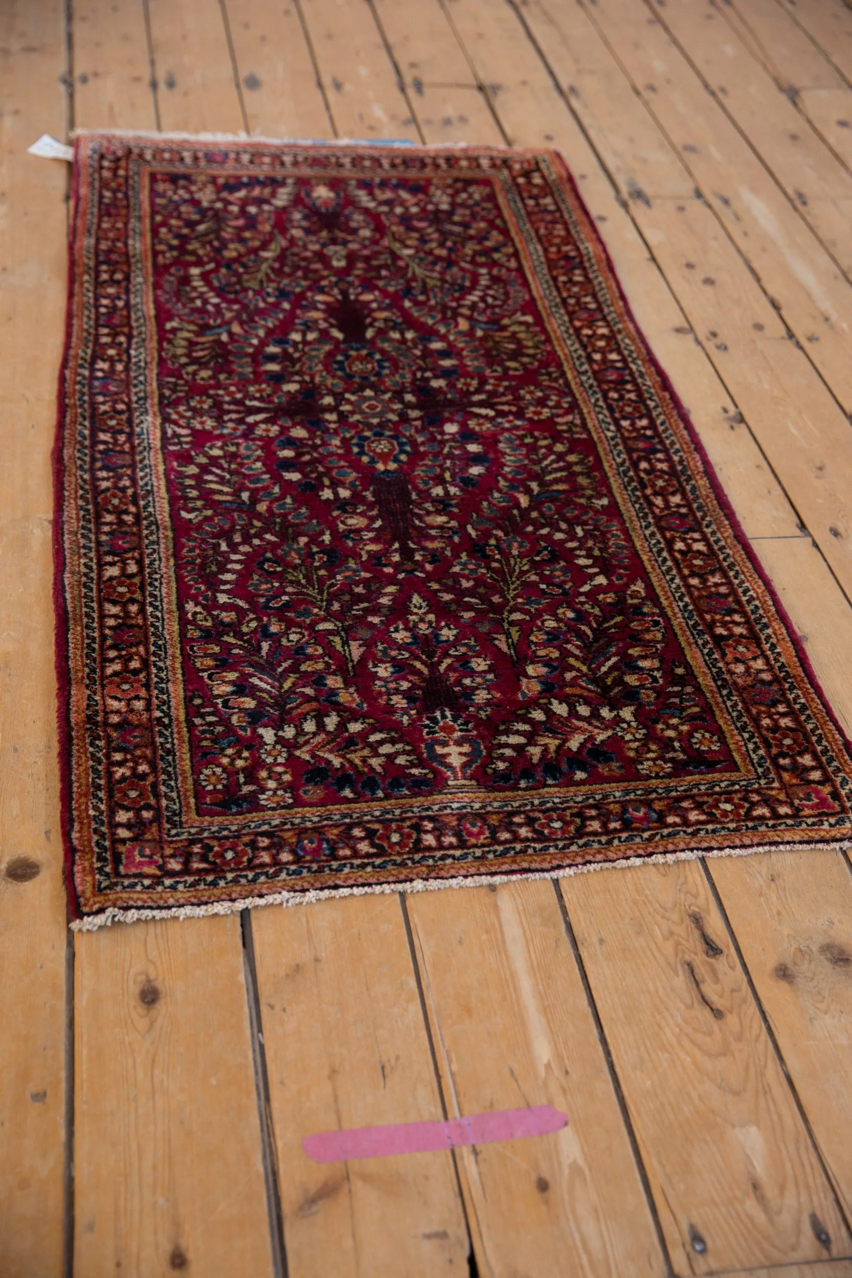 2.5x5 Vintage Fine American Sarouk Rug Runner