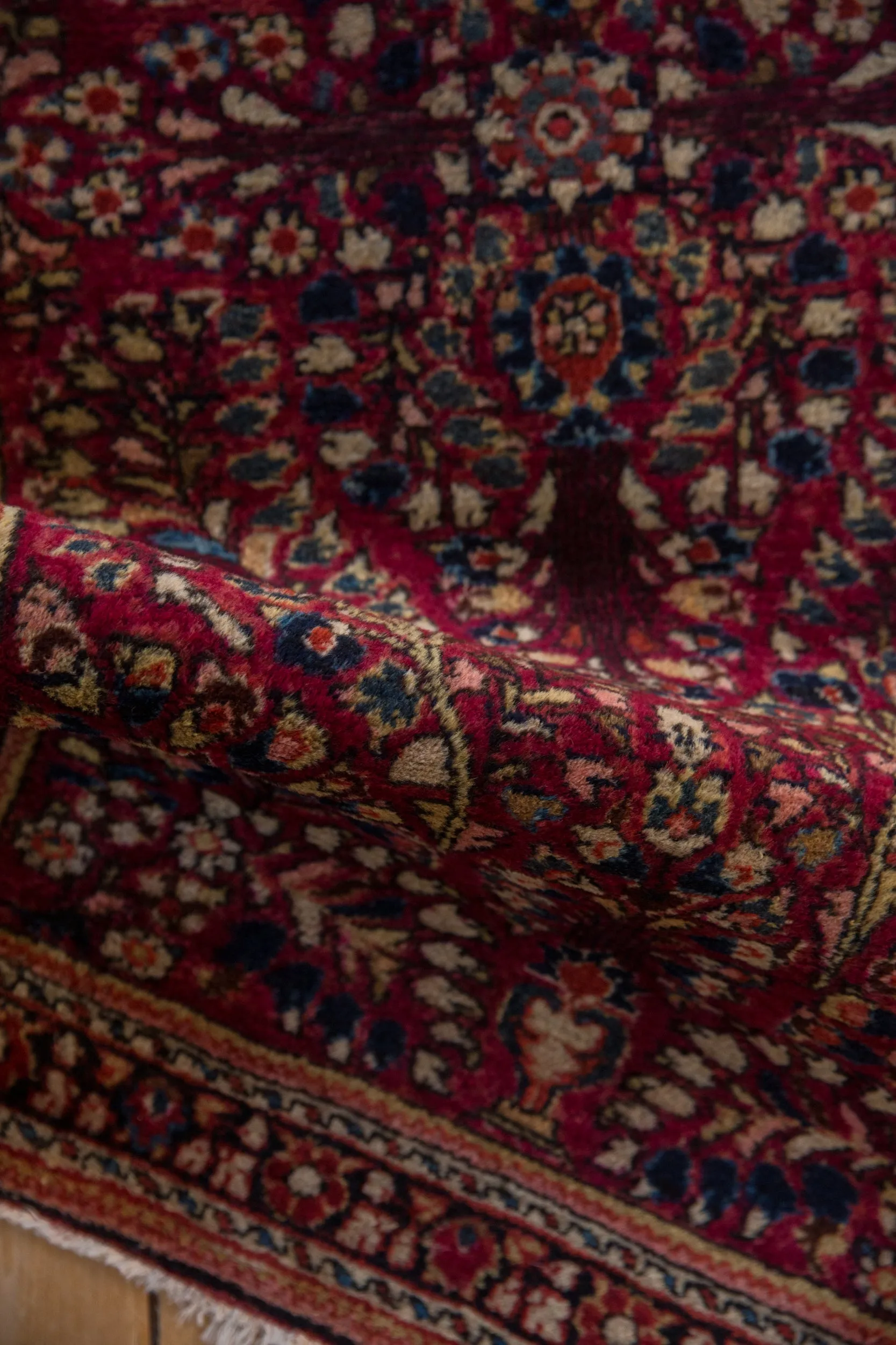 2.5x5 Vintage Fine American Sarouk Rug Runner