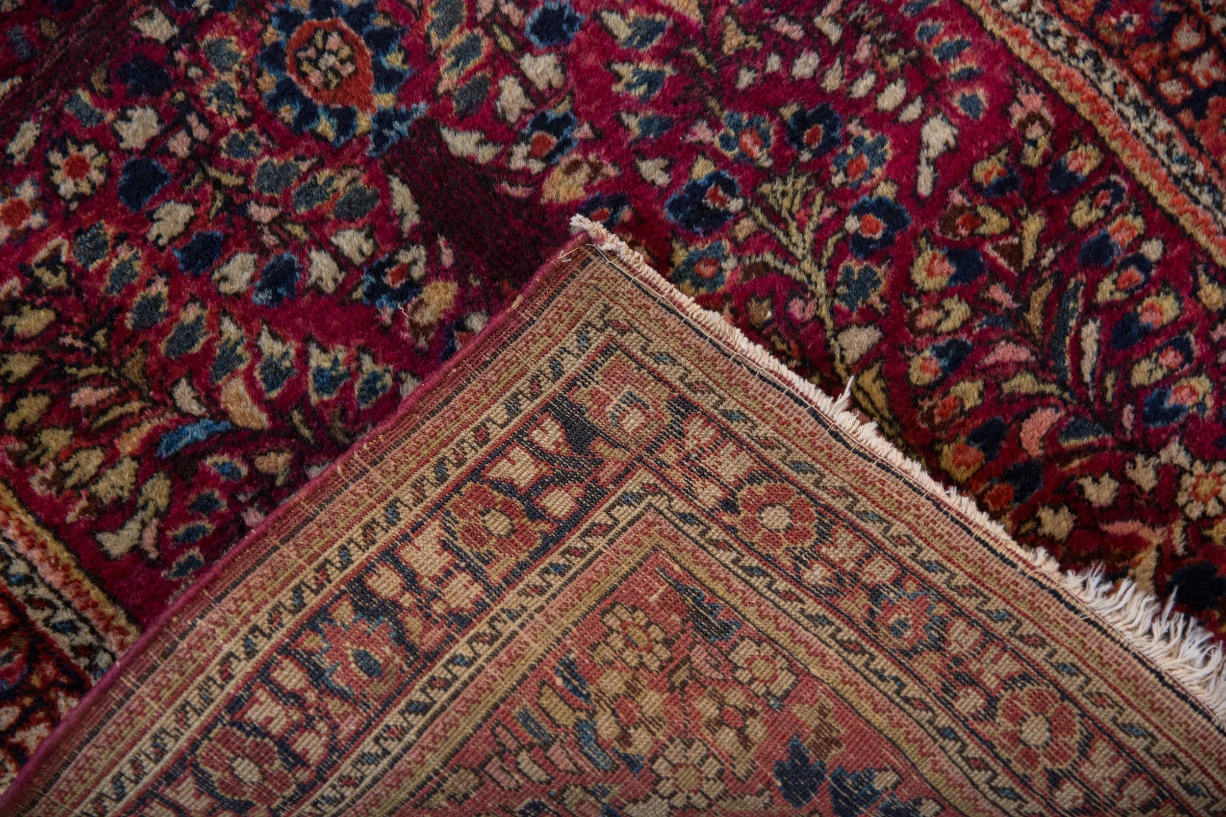 2.5x5 Vintage Fine American Sarouk Rug Runner