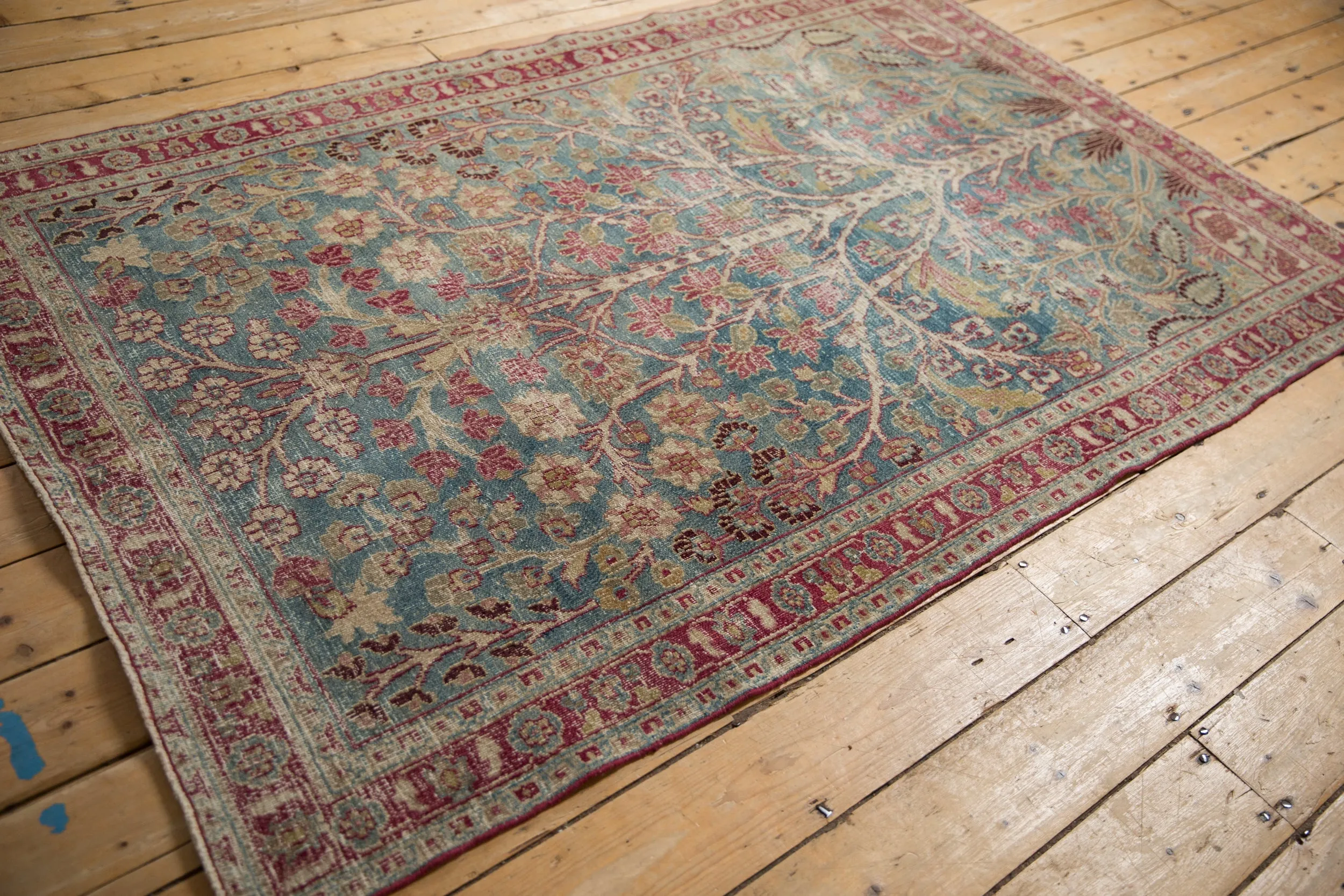 4.5x7 Vintage Distressed Meshed Rug