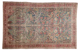 4.5x7 Vintage Distressed Meshed Rug
