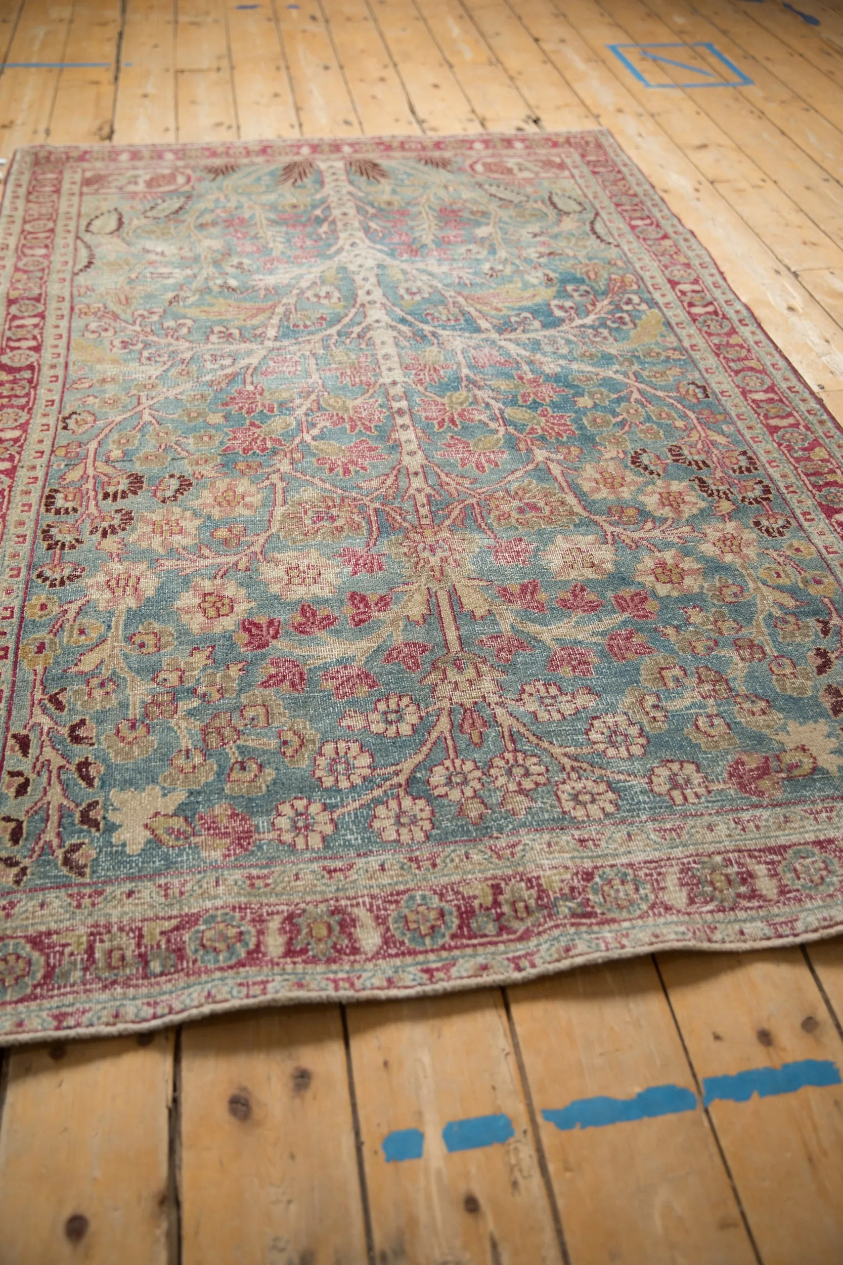 4.5x7 Vintage Distressed Meshed Rug