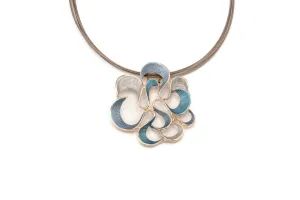 Abstract Flower Necklace | Unique Designer Jewelry | She She's Closet