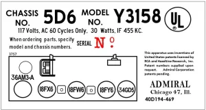 ADMIRAL-Y3158