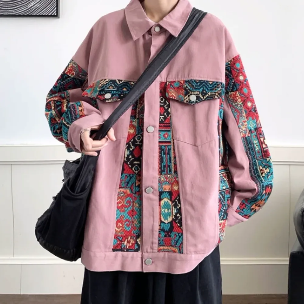 “American Spliced Color Pattern” Jacket
