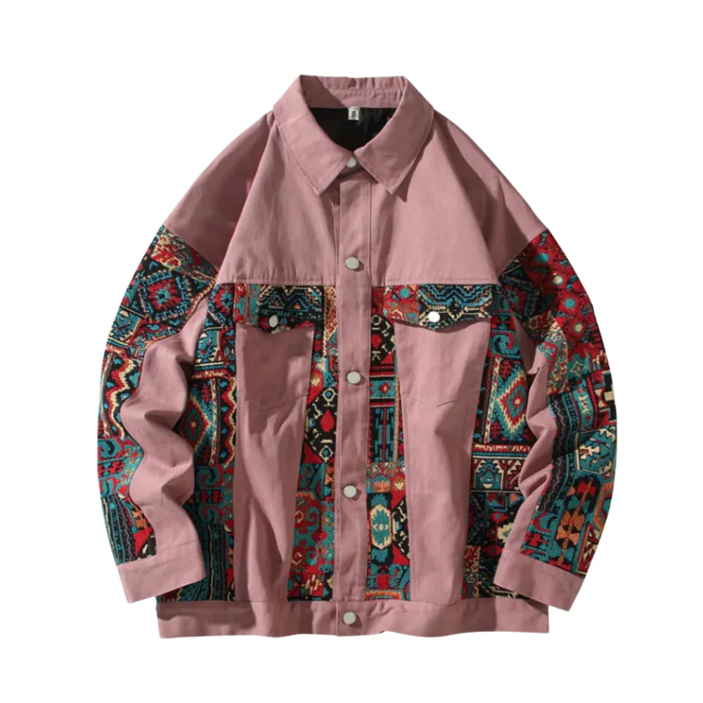 “American Spliced Color Pattern” Jacket