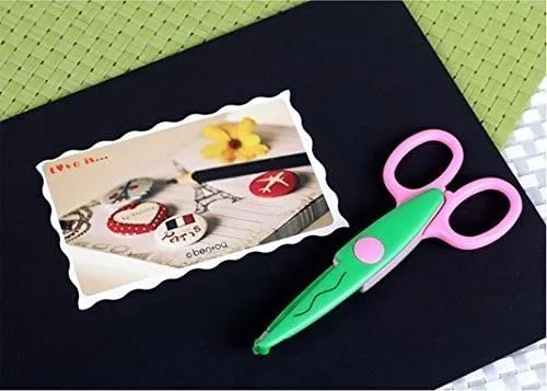 Amkay Art and Craft Zig zag Paper Shape Cutter Scissor for DIY Craft Work, Project Work and Border Making (Set of 1)