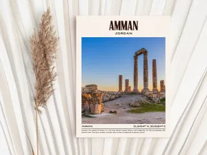 Amman Vintage Wall Art, Jordan