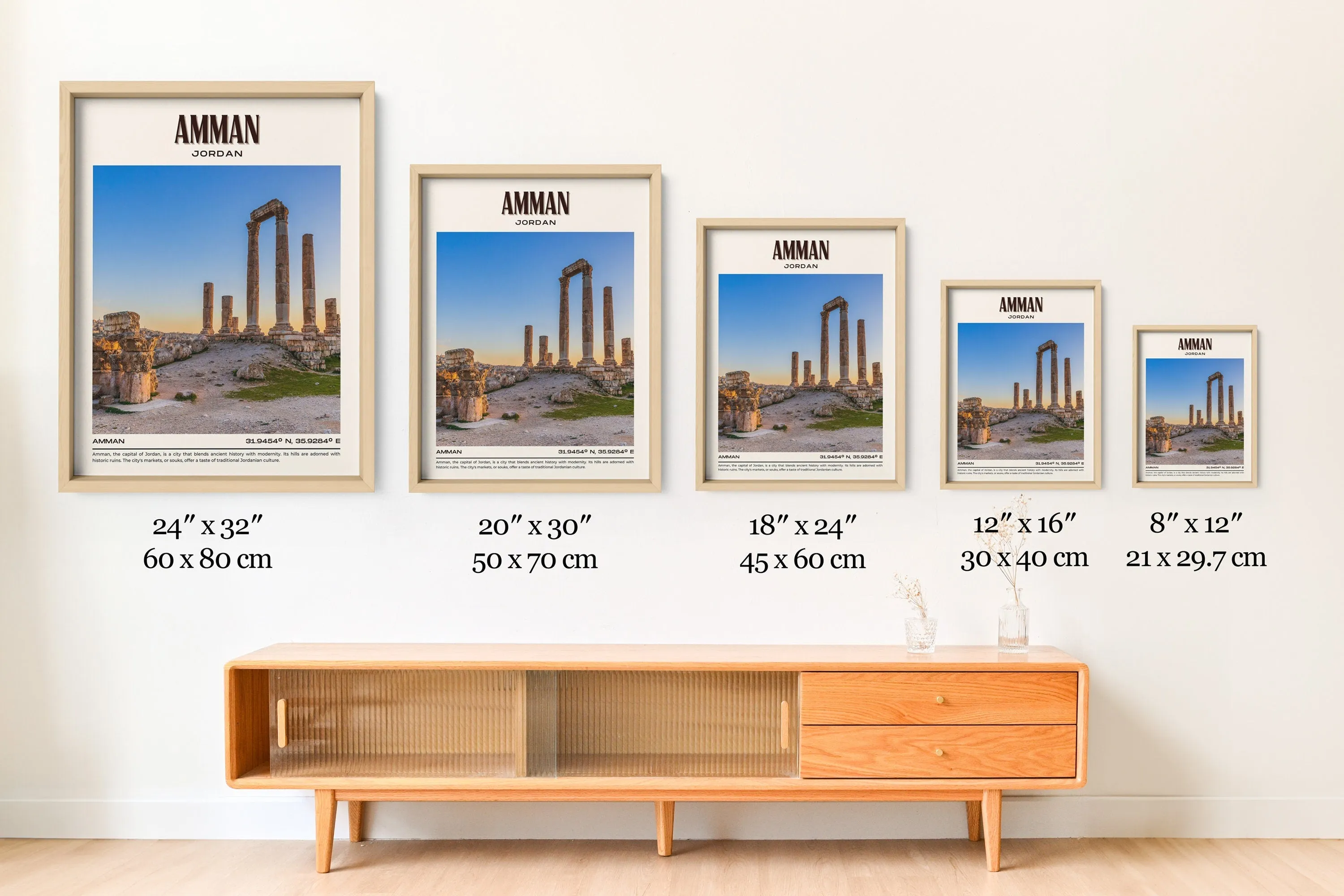 Amman Vintage Wall Art, Jordan