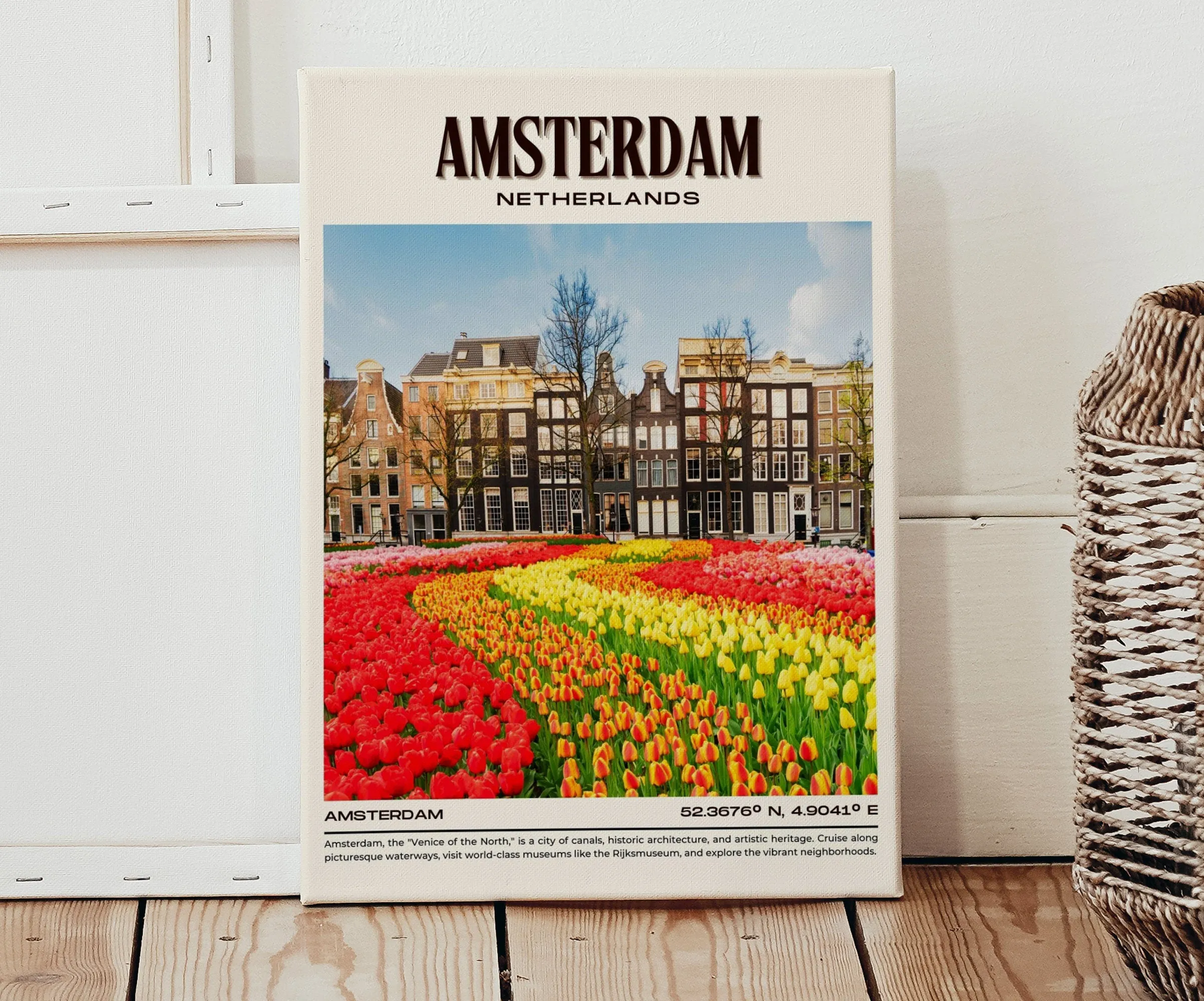 Amsterdam Vintage Wall Art, Netherlands