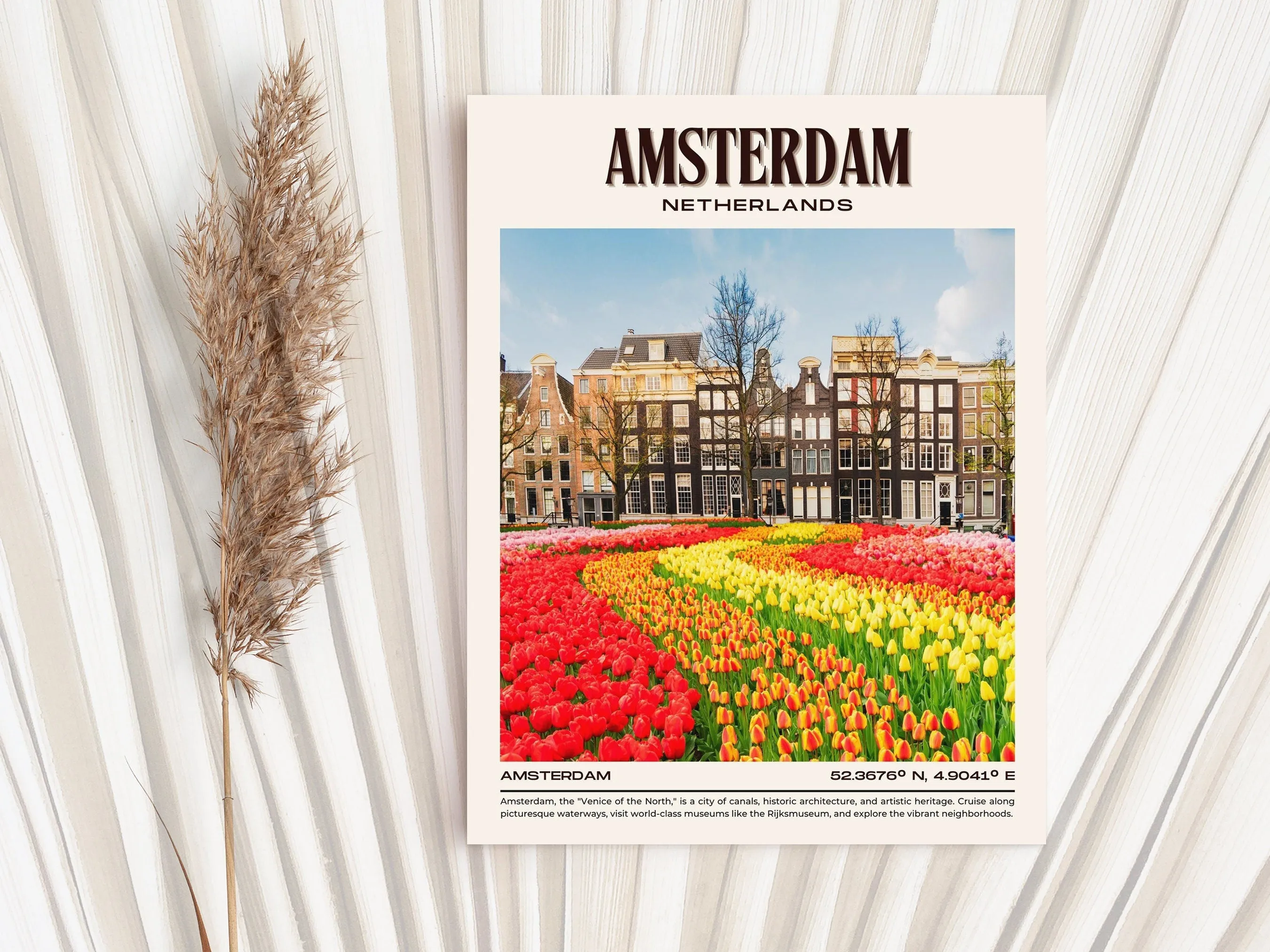 Amsterdam Vintage Wall Art, Netherlands