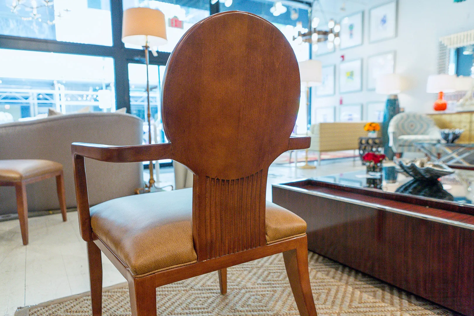 Antelope Arm Dining Chair - Luxe Home Furnishings