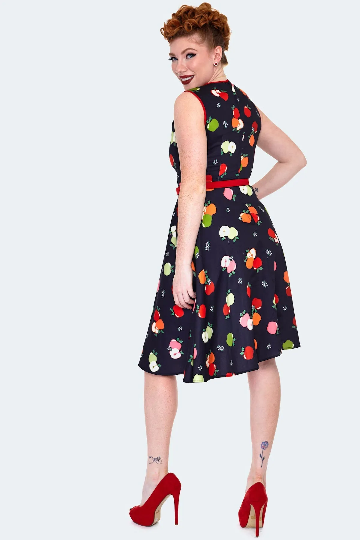 Apple Picking Swing Dress