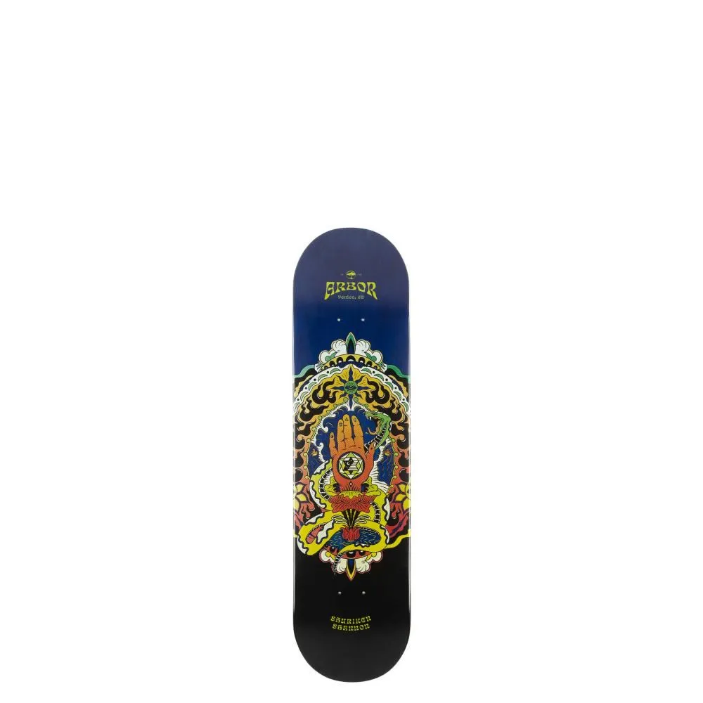 Arbor Shuriken Cosmic Skateboard Deck - 8.0"