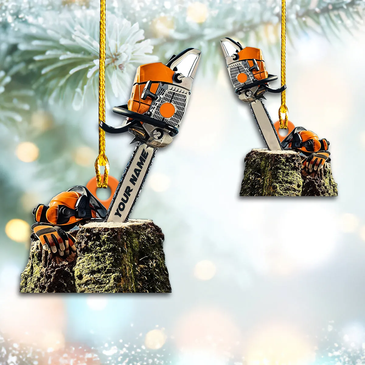 Arborist - Custom Shaped Ornament 01