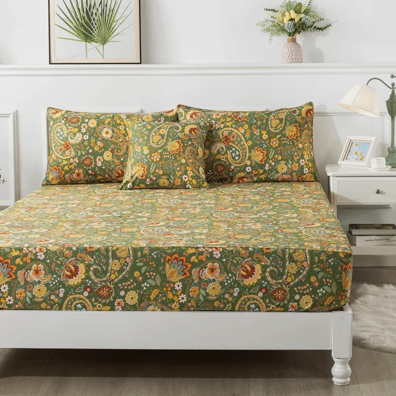 Bedding Sheets Set- Bohemian Damask