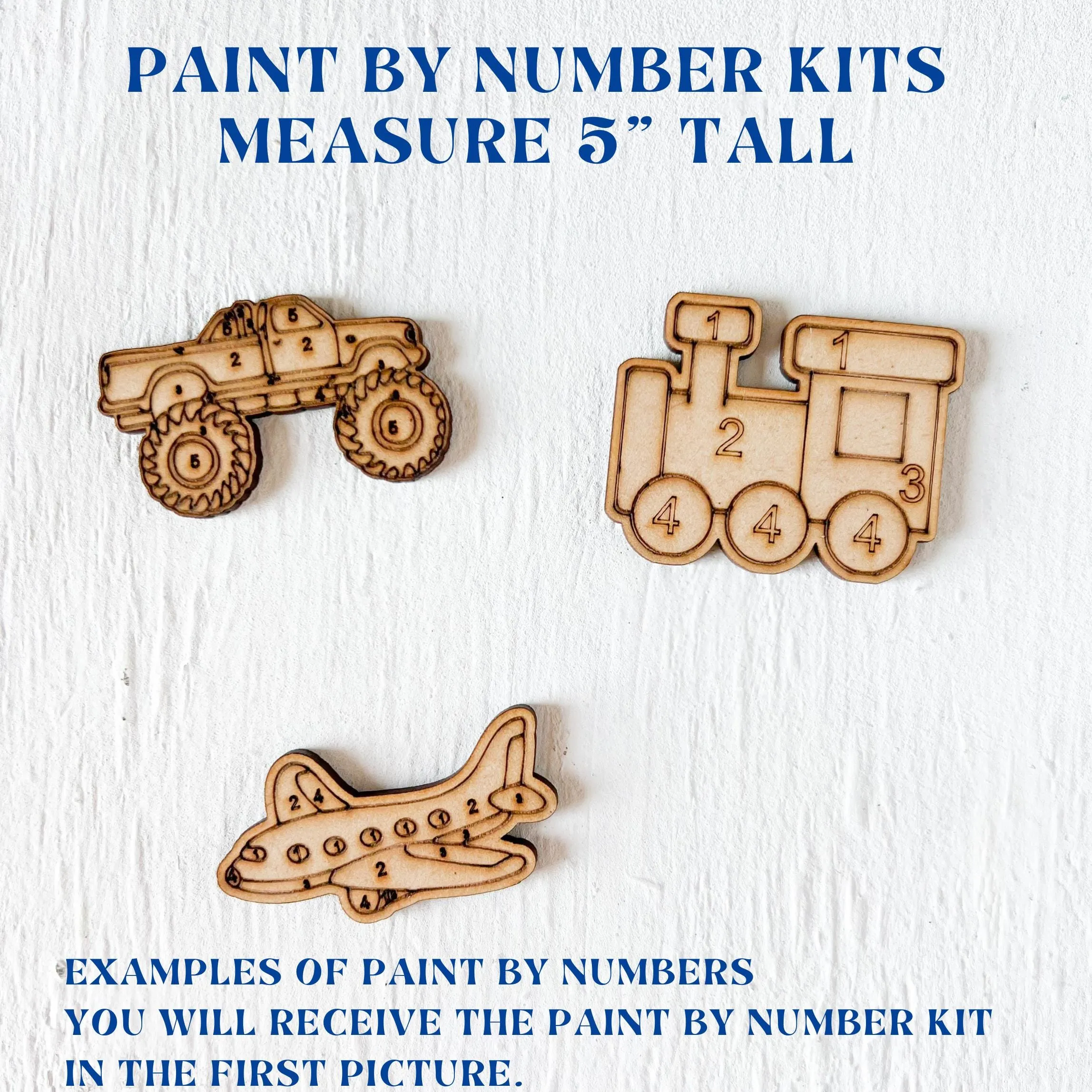 Bee Painting by Numbers Unpainted Wood Make Your Own Sign,  Craft Kits for Kids, Bumblebee Birthday Party Favor