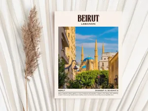 Beirut Vintage Wall Art, Lebanon