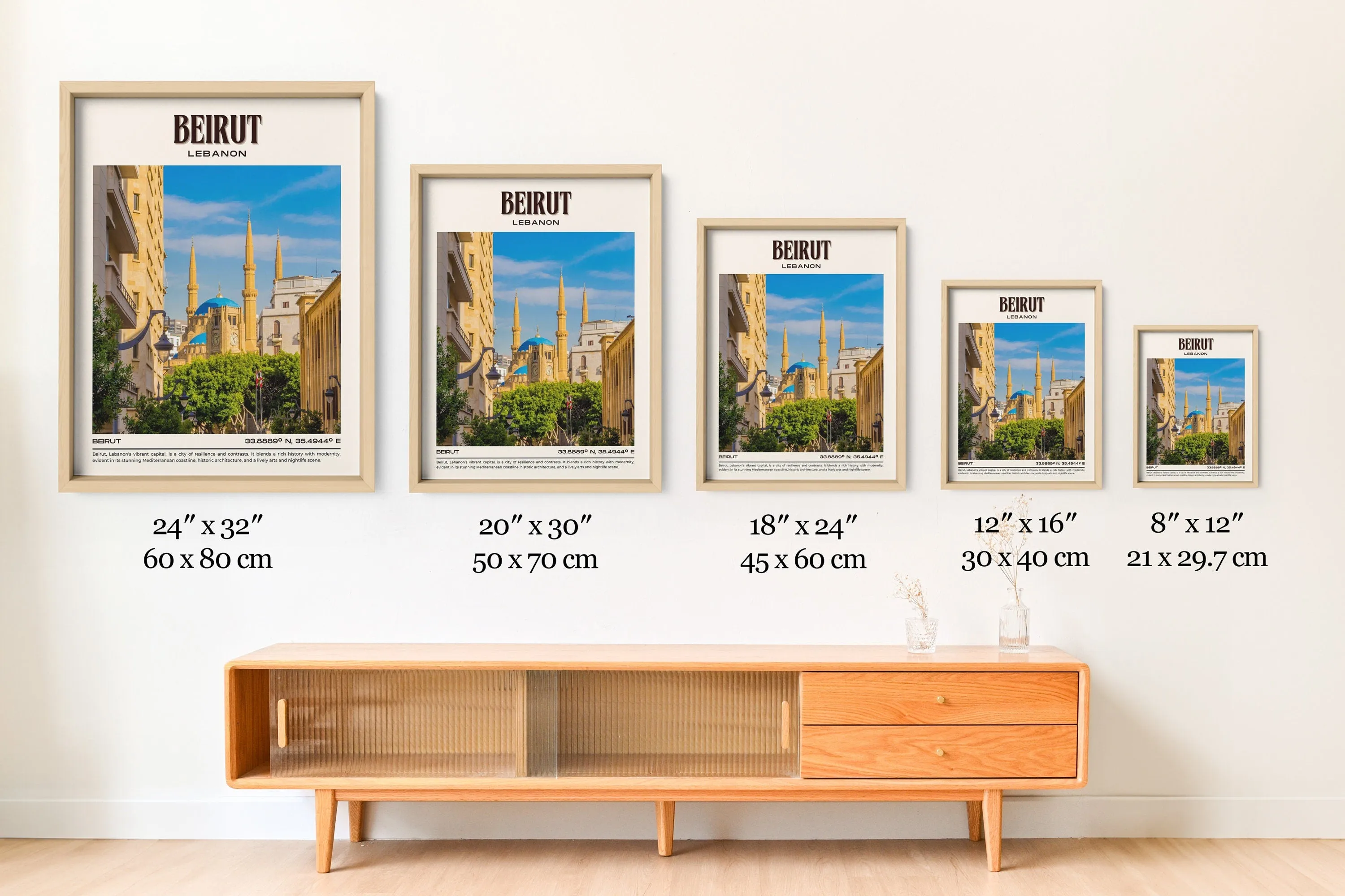 Beirut Vintage Wall Art, Lebanon