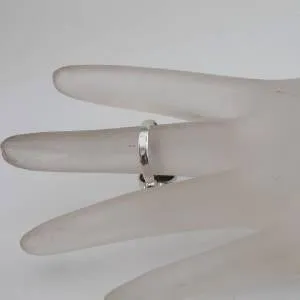 Black Pearl Ring 9k Yellow Gold,Silver.  Handmade Hadar Designers
