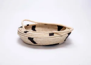Black Spotted Storage Basket