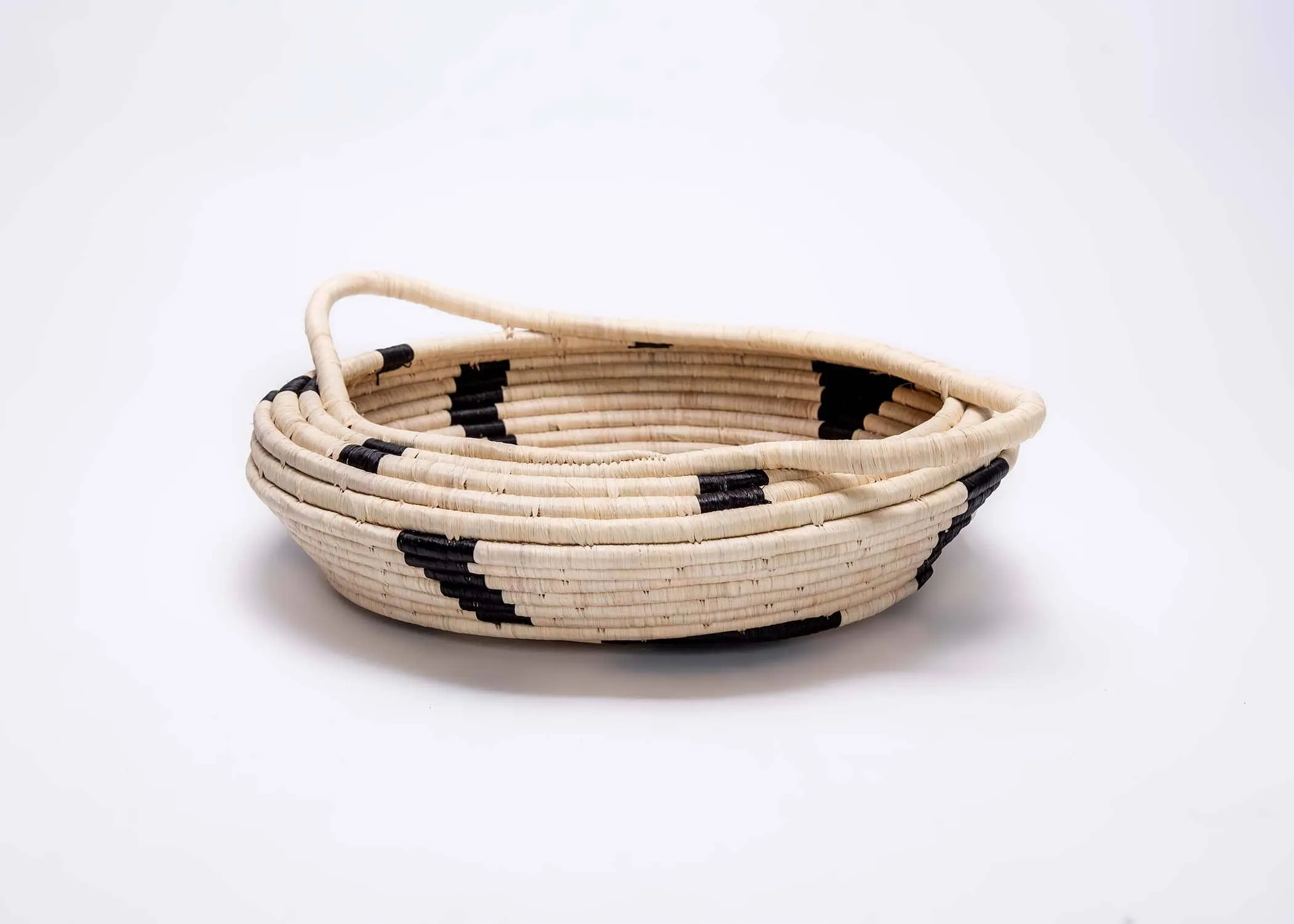 Black Spotted Storage Basket