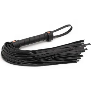 Bondage Couture Vegan Leather Flogger - Black
