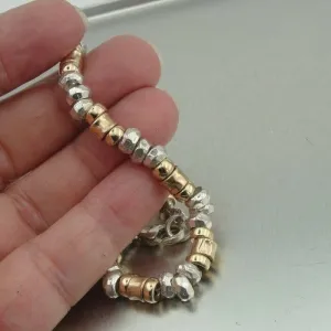 Bracelet 14k Yellow Gold Filled Sterling Silver Handmade  Hadar Designers (I b198)