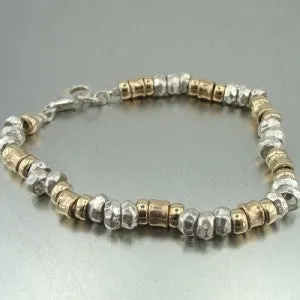 Bracelet 14k Yellow Gold Filled Sterling Silver Handmade  Hadar Designers (I b198)