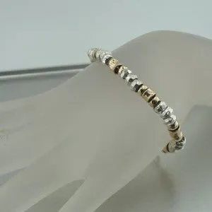 Bracelet 14k Yellow Gold Filled Sterling Silver Handmade  Hadar Designers (I b198)