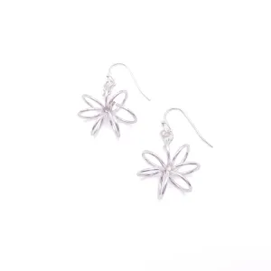Brickhouse silver earrings