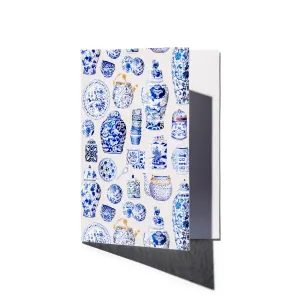 Chinese Porcelain Greeting Card
