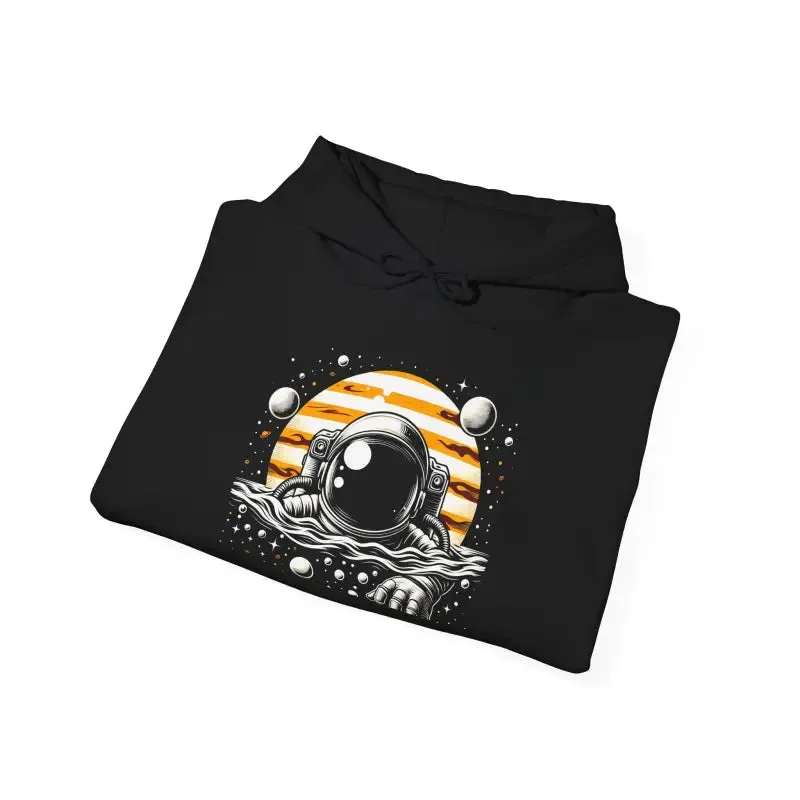 Cosmic Astronaut Hoodie Eye Catching Design